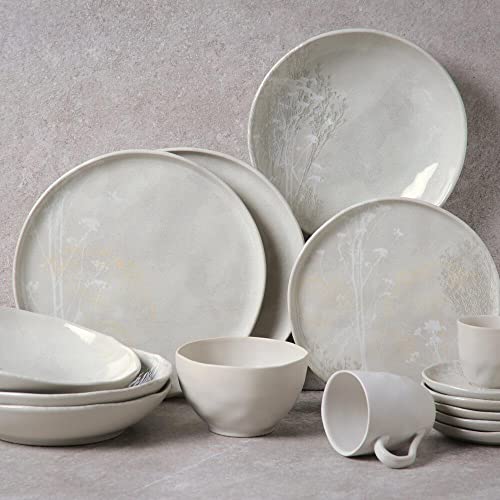 Conjunto C/ 6 Pratos Raso Bio Stoneware Primavera Ø 27,5cm