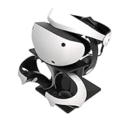 Práctico almacenamiento todo en uno: este soporte para auriculares Digicharge VR es perfecto para almacenar y mostrar sus auriculares de realidad virtual y controladores táctiles de forma segura cuando no están en uso. También puede montar sus auricu...