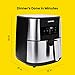 Chefman TurboFry® Touch Air Fryer, XL 8-Qt Family Size, One-Touch Digital Control Presets, French Fries, Chicken, Meat, Fish, Nonstick Dishwasher-Safe Parts, Automatic Shutoff, Stainless Steel