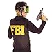 Produktbild Party-Discount Weste FBI für Kinder, schwarz, Gr. 140