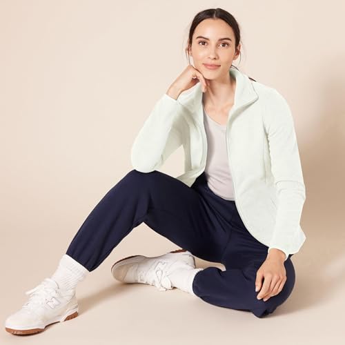 Image of Amazon Essentials Women's Classic-Fit Full-Zip Polar Soft Fleece Jacket, Outerwear Coat with Cuffs (Available in Plus Size)