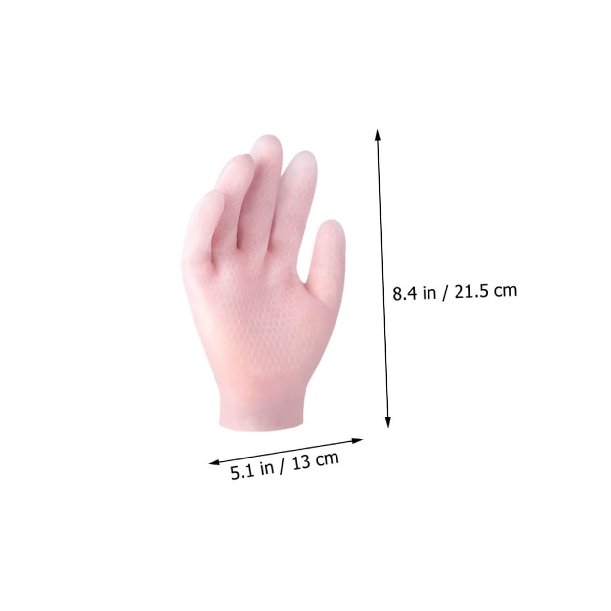 Healeved Cotton Gloves for Dry Hands Moisturizing Hand Gloves Fingerless Design