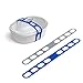 Lid Latch the reusable universal lid securing strap for crockpots, casserole dishes, pots, pans and more. Make it easy to transport your favorite dishes with one simple strap. (2 Pack Grey/Blue)