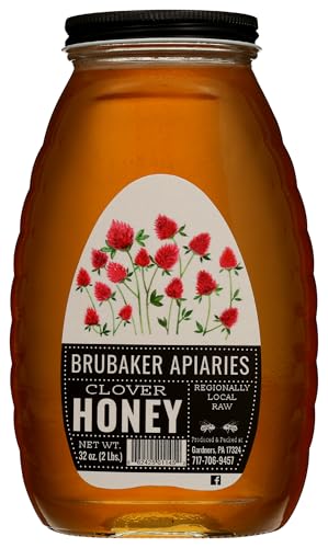 Miel Brubaker Clover en frasco 32 oz