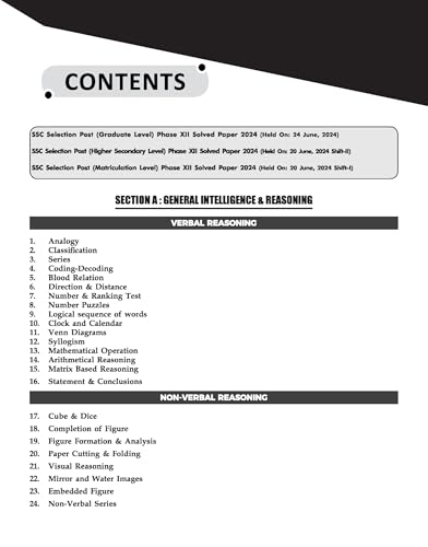 Image of Disha SSC Selection Posts Phase XII Recruitment Exam Guide for Graduation, Higher Secondary (10+2) and Matriculation level (10th) 6th Edition | Previous Year Questions PYQs | [Paperback] Disha Experts