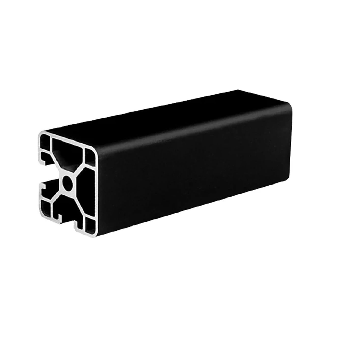 4040 N2 Aluminum Profile Extrusion 100-1200mm 800mm Linear Rail for CNC 3D Printer Parts 1PC(Black,500mm)