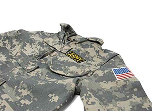 Disfraz militar camuflado para niños talla S miniatura 3