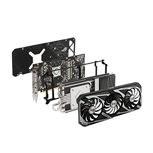 Image of ASUS ROG Strix AMD Radeon RX 6700 XT OC Edition Gaming Graphics Card AMD RDNA 2, PCIe 4.0, 12GB GDDR6, HDMI 2.1, DisplayPort 1.4a, Axial-tech Fan Design, 2.9-Slot, Super Alloy Power II, GPU Tweak II