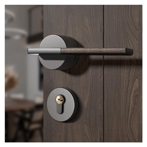 Cerradura de puerta dividida de lujo para interior de casa moderna 4