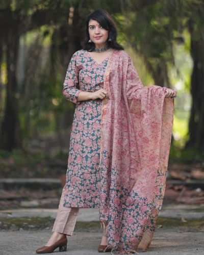 Kurta droit imprimé coton solution tenue légère et élégante été - 7