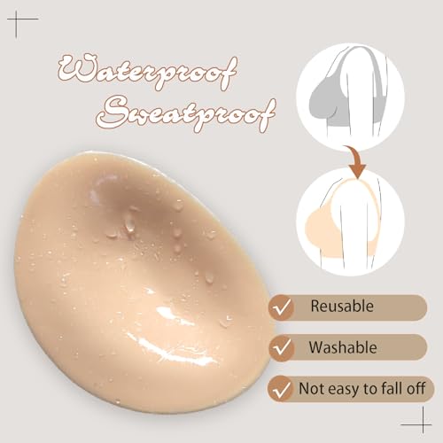 POMAMZ Silikon Klebe BH Einlagen Push Up Einsätze - Image 4