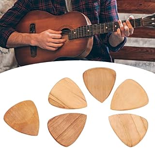 Médiators triangulaires en bois de couleur bois, prise en main confortable et durable pour l’apprentissage des… - Les Beatles, Paul McCartney, John Lennon, RIngo Starr, George Harrison Médiators triangulaires en bois de couleur bois, prise en main confortable et durable pour l'apprentissage des… – Image 2