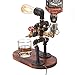 Steampunk Handcrafted Liquor Dispenser - Pipe Robot Lamp, Alcohol Whisky Wine dispenser, Industrial Whiskey Holder, Rustic Style, Man Cave, Decanter Whiskey Gift, Bar Restaurant Cafe - Gifts for Him