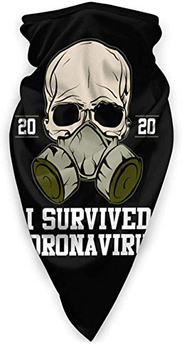 I Survivored COR0NA-VIRUS 2020 Neck Gaiters Balaclava Respirators Neck Warmer