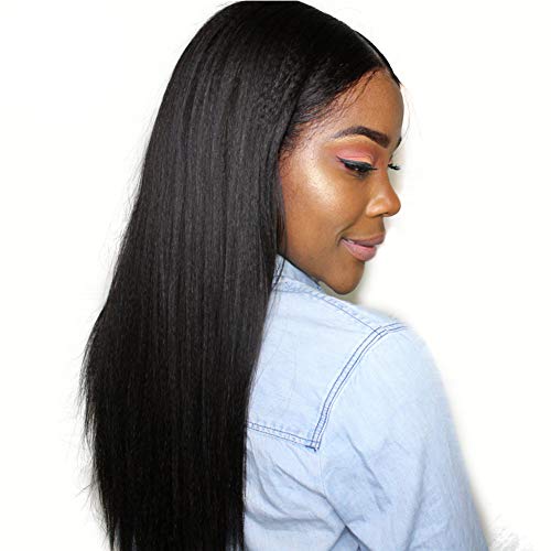 Yaki Straight Bundles Yaki Remy Human Hair Wet And Wavy Yaki Straight Hair 3 Bundle 16 16 16 Inch Unprocessed Malaysian Remy Hair Natural Color Human Hair Extensions Grade 9A Double Weft
