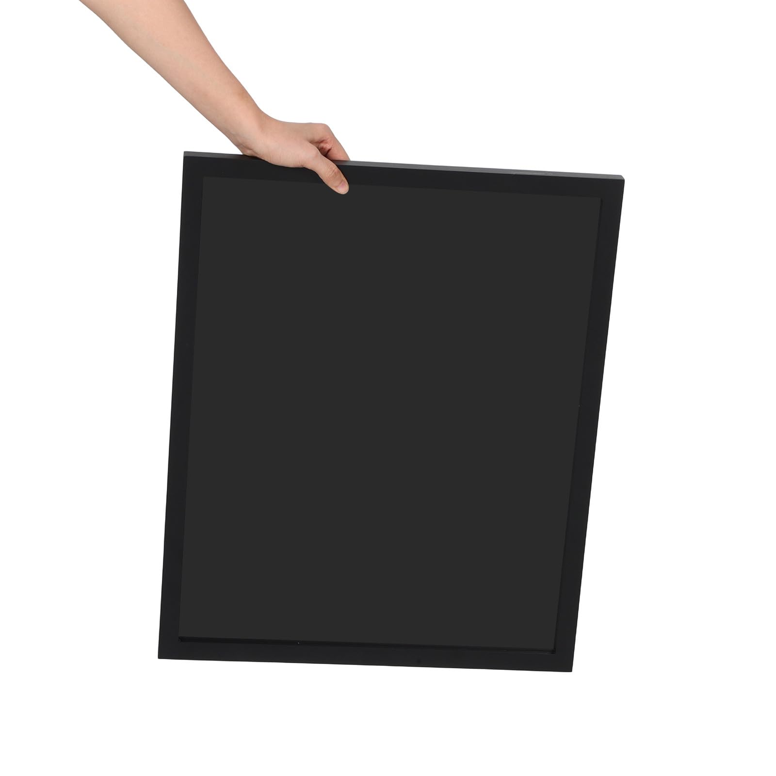 INOOMP Marco de Exhibición de Uniforme de Fútbol en Madera Negra Protección UV y Espacio Amplio para Decoración Deportiva Hogar