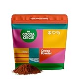 The Cocoa Circle 100% Puro Cacao in Polvere - 250g | Cacao di Alta Qualità Non Zuccherato per Dolci, Dessert e Cioccolata Calda | Ricco di Antiossidanti e Minerali