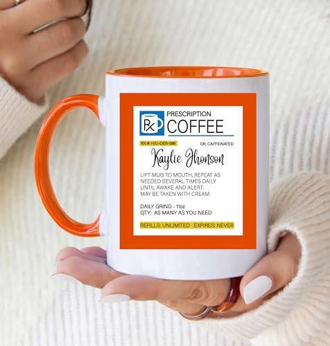 Taza de café personalizada de cerámica 11 oz miniatura 5