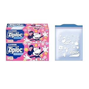 【本日最終日】【ミニー】Ziploc ジップロック フリーザーバッグ M 40枚入×2個(80枚)セット マウス 970円(12.1円/枚)!プライム会員は送料無料! 【本日最終日】【ミニー】Ziploc ジップロック フリーザーバッグ M 40枚入×2個(80枚)セット マウス 970円(12.1円/枚)!プライム会員は送料無料!
