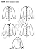 Simplicity 1538 Women's Button Up Shirt Sewing Patterns, Sizes 6-14