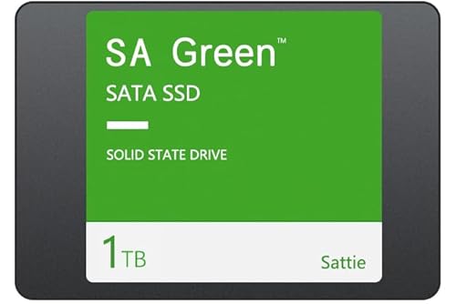 Sattie 内蔵型SSD 6Gb/s 1TB SATA3.0接続 2.5インチ 3D NAND採用 7mm (読取り最大 560MB/s 書込み最大 530MB/s) 耐衝撃/耐振动/超高速/金属の質感