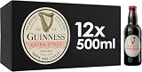 Guinness Original Extra Stout, 4.2% vol, 12 x 500ml Beer Bottles, Medium & Balanced, Bitter & Sweet, Rich Creamy Head, Crafted from Quality Malt, Hops & Irish Barley