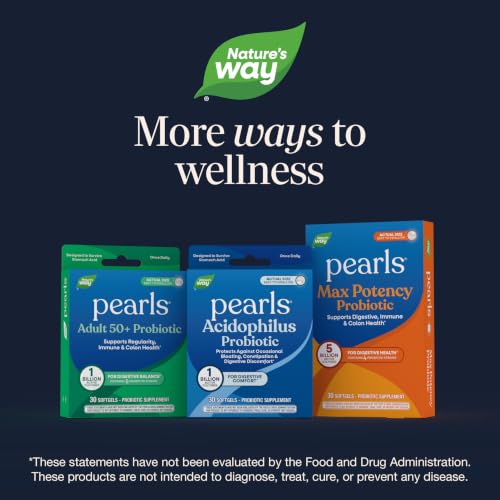 Nature's Way Probiotic Pearls Max Potency Softgels, 5 Billion CFU, 30 ct - image 8