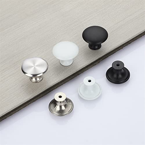 Boutons et poignées d'armoires de cuisine ronds en inox - 2