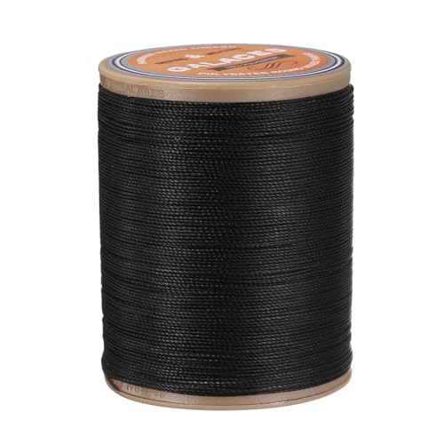 Hilo encerado redondo para coser cuero, 240 yd, poliéster miniatura 1