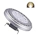 Led AR111 Lampadina G53 Faretto 15W 30 ° Beam View Angle Day Light 4000k SMD 15LEDs Imput AC DC 12V ES111 QR Spot Reflector Luci di pista 1200Lm 100w Lampada alogena di ricambio