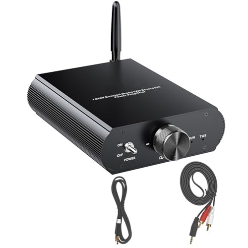 Amplificateur de puissance mono TPA3116 Bluetooth 5.3 mini audio 100W alimenté en 12-24V