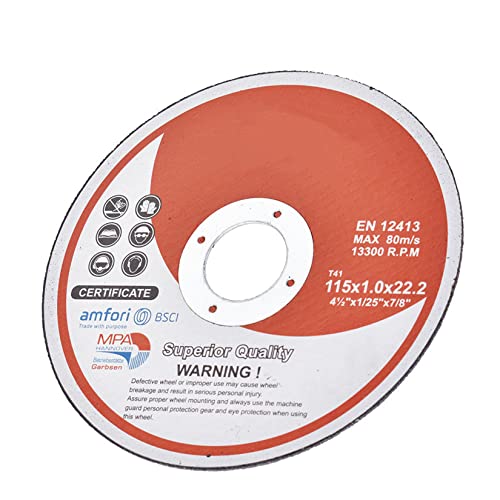 Paquete de 50 discos de corte de metal y acero inoxidable, 11,4 x 2,2 cm Cover