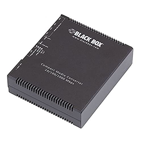 Image of Black Box Compact Media Converter - 2-Port 10 /100 /1000-Mbps Copper, 1-Port 100 /1000-Mbps SFP