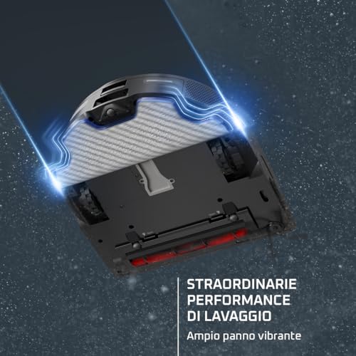 Rowenta, Robot Aspirapolvere X-PLORER Serie 220, Animal & Allergy, Robot Aspirapolvere Lavapavimenti, Potenza di Aspirazione fino a 5600 PA, Autonomia 120 Min, Pulizia Profonda Intelligente, RR9475 - Immagine 4