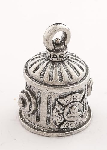 Image of Guardian Bell Good Luck Bell w /Keyring & Black Velvet Bag | Motorcycle Bell | Lead-Free Pewter | Made in USA