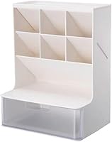 Vista 2 de Desk Organizer with Drawer Pen Holder Workspace Organizers Perfect Office Desk Accessories and Workspace Organizers for Home Office Organization