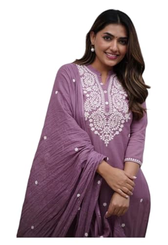 Kurta coupe droite LookMark vert et violet parfait pour vos cérémonies d'été