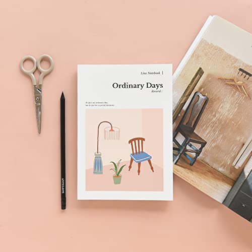 Carnet de notes A5 Monolike relié rigide de la collection Ordinary days - 4