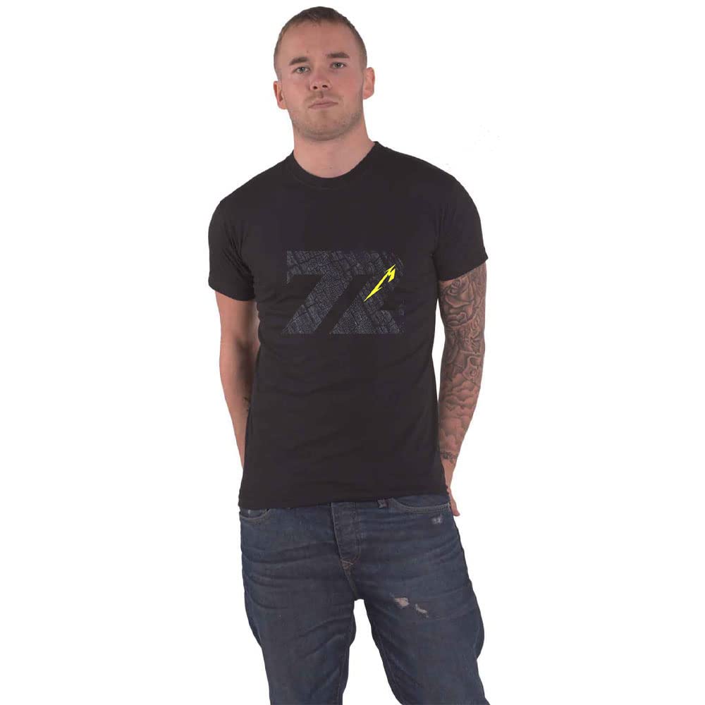 Metallica - '72 Seasons Charred Logo' T-Shirt - Black