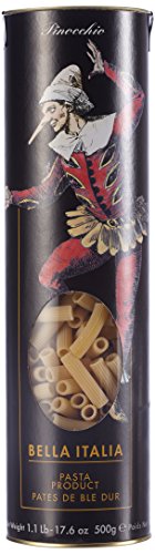 Antico Pastificio Umbro Rigatoni Edition Pinocchio - feinste Nudeln aus Hartweizengrieß in der attraktiven Geschenkröhre, 2er Pack (2 x 500 g) Cover