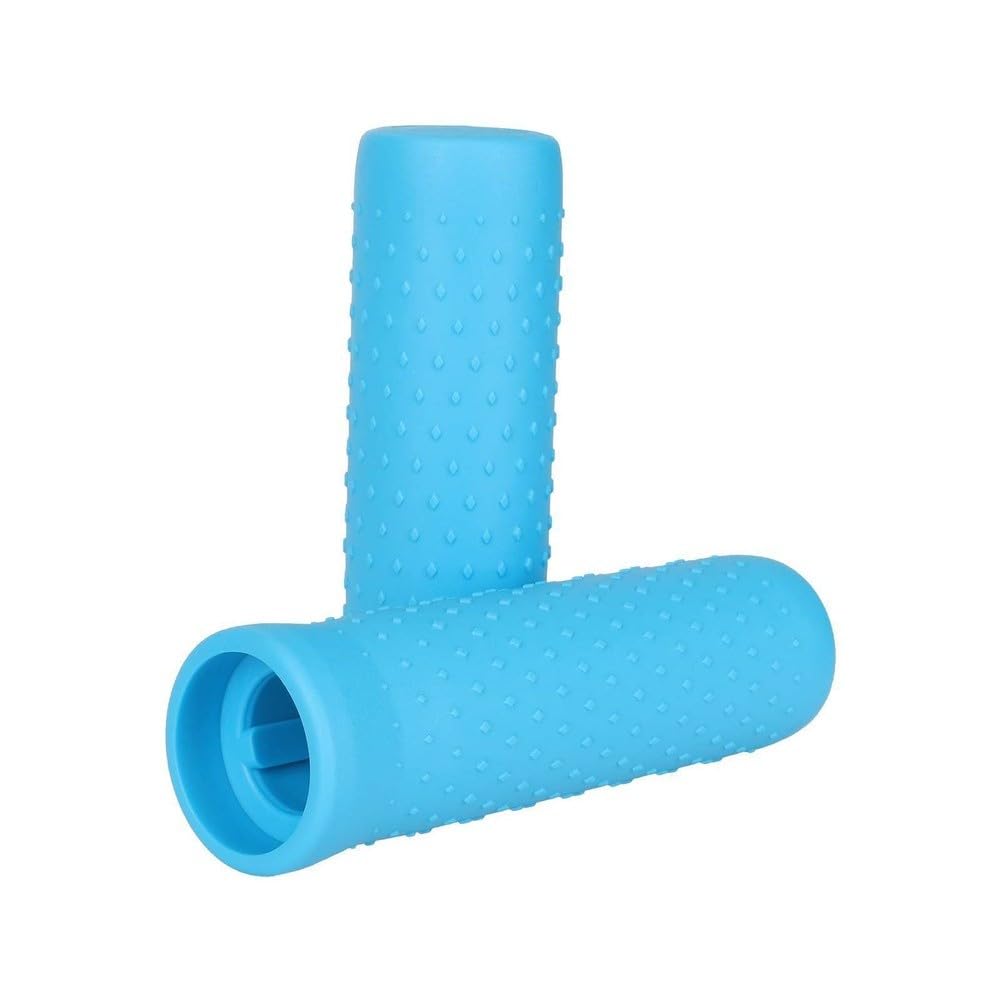 Puños de silicona para scooter eléctrico Xiaomi Max G30, fundas antideslizantes para manillar en amarillo, azul, rosa, verde, largo y corto