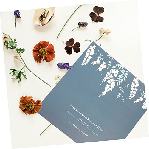 FOYTOKI Dried Storage Album Plant Specimen Holder with Loose Leaf Design Travel Friendly Scrapbook for Preserving Dried Flowers and Leaves Creative Diy Memory Book - Image 2