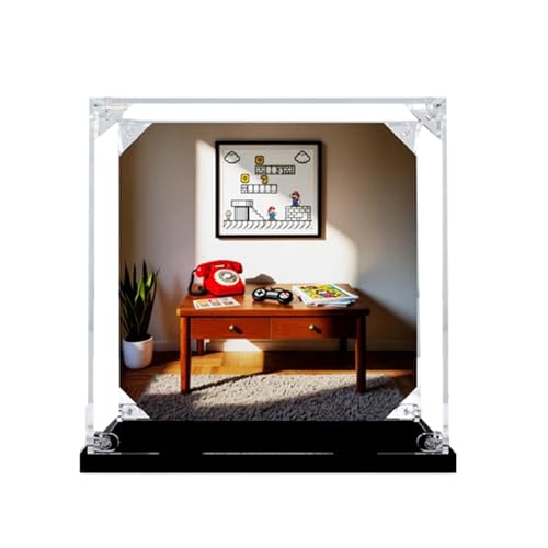 Gase acrílico transparente para consola de...