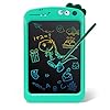 ALLCELE LCD Schreibtafel Kinder Spielzeug ab 2 3 4 5 6 Jahre alt Junge Mädchen, 8,5 Zoll Bildschirm LCD Zaubertafel Maltafel Dinosaurier Spielzeug, Weihnachten Geburtstags Geschenke (Grün)