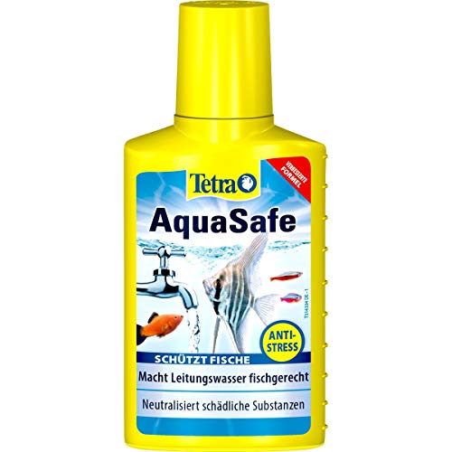 Tetra AquaSafe Plus 3.38 Ounces, Aquarium Water Conditioner And Dechlorinator