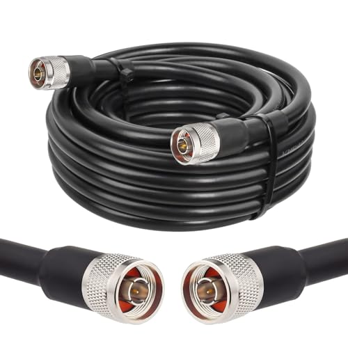 Câble KMR400 N mâle N mâle 20FT coaxial 50ohm pour antenne WiFi