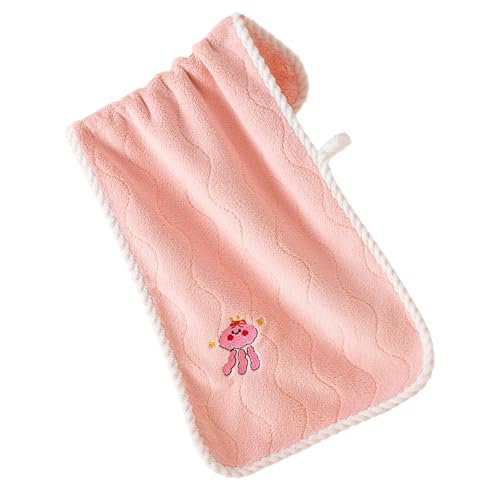 Kfwfuaee 子供用フェイスタオル アニマルプリント 刺繍 ソフト 吸収性 ウォッシュクロス 子供用 快適 ソフト 吸収性 赤ちゃん