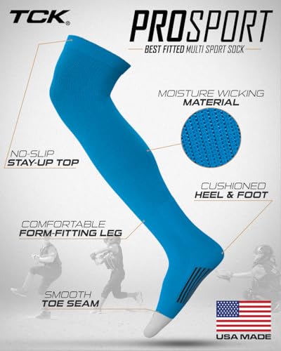 Image of Baseball Softball Over the Knee Socks Prosport | Durable Performance | Double Welt Top | Smooth Toe | Moisture Wicking