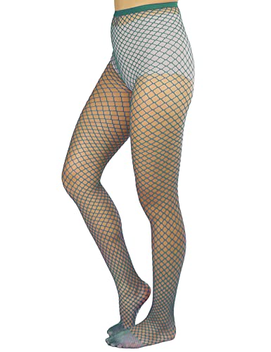 Image of Lastclream High Waisted Fishnet Tights for Women Sexy Fishnets Stockings Full Footed Fishnet Sheer Pantyhose Plus Size