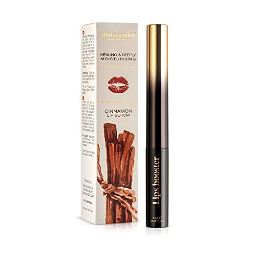 Simon & Tom - Gloss Labios brillantes, Volumen instantáneo, Brillo ultra brillante, Hidratación de larga duración, Aroma de CANELA, 3ml